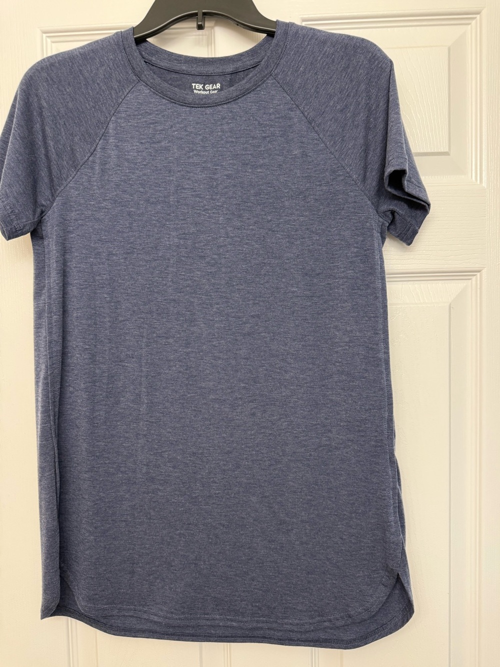 tek gear Women's Heather Navy Short Sleeve Crew Tee